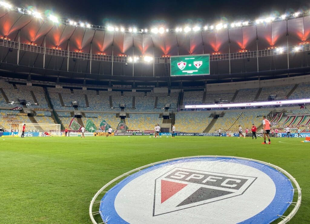 Aquecimento para São Paulo x Fluminense