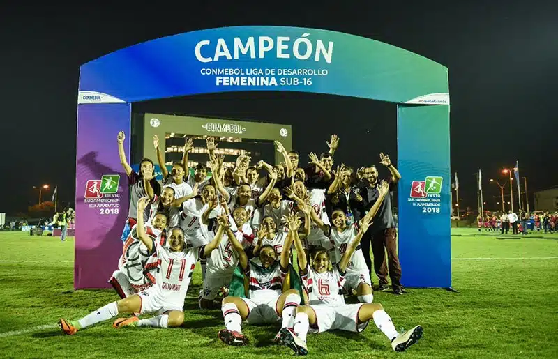 São Paulo campeão da Libertadores Feminina Sub-16