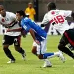 Hugo e Borges contra o Cruzeiro em 2008