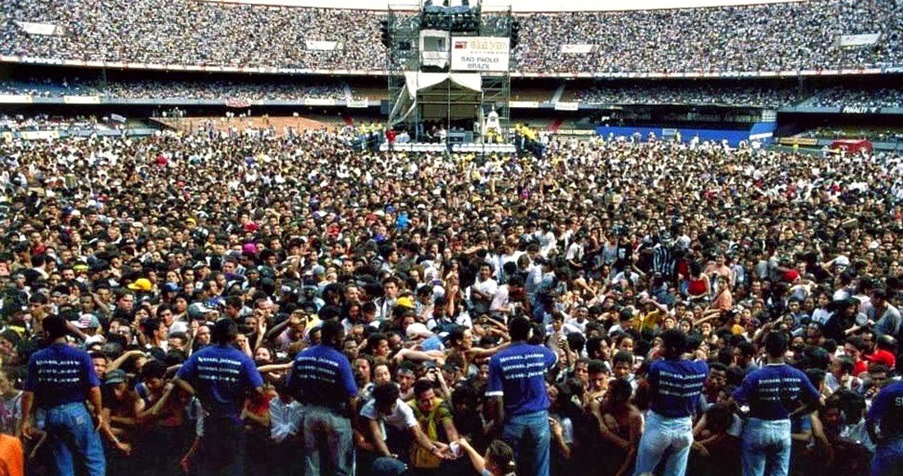 Show do Michael Jackson no Morumbi em 1993