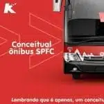 Ônibus personalizado do São Paulo