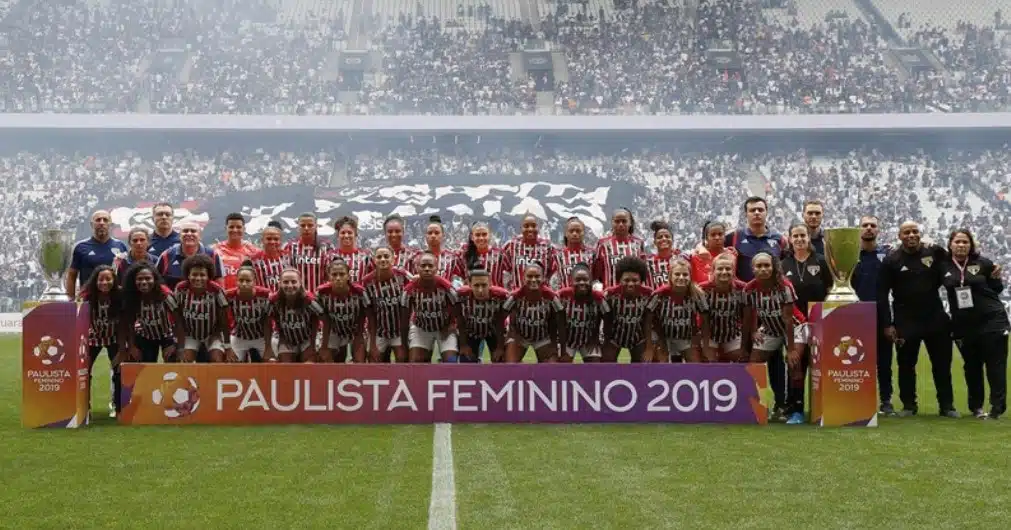 Time feminino do São Paulo foi vice-campeão Paulista em 2019