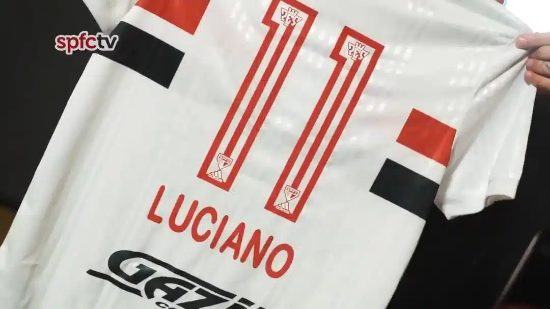 Luciano é o novo camisa 11 do São Paulo
