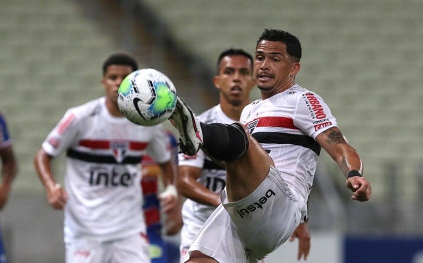 Luciano marcou um dos gols do SPFC contra o Fortaleza