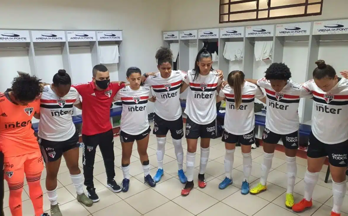 O São Paulo empatou em 1x1 com a Ferroviária em Araraquara pelo BR Feminino