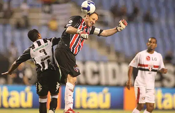Rogério Ceni contra o Botafogo em 2008