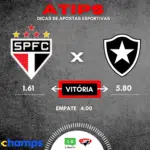 #ATips - São Paulo x Botafogo