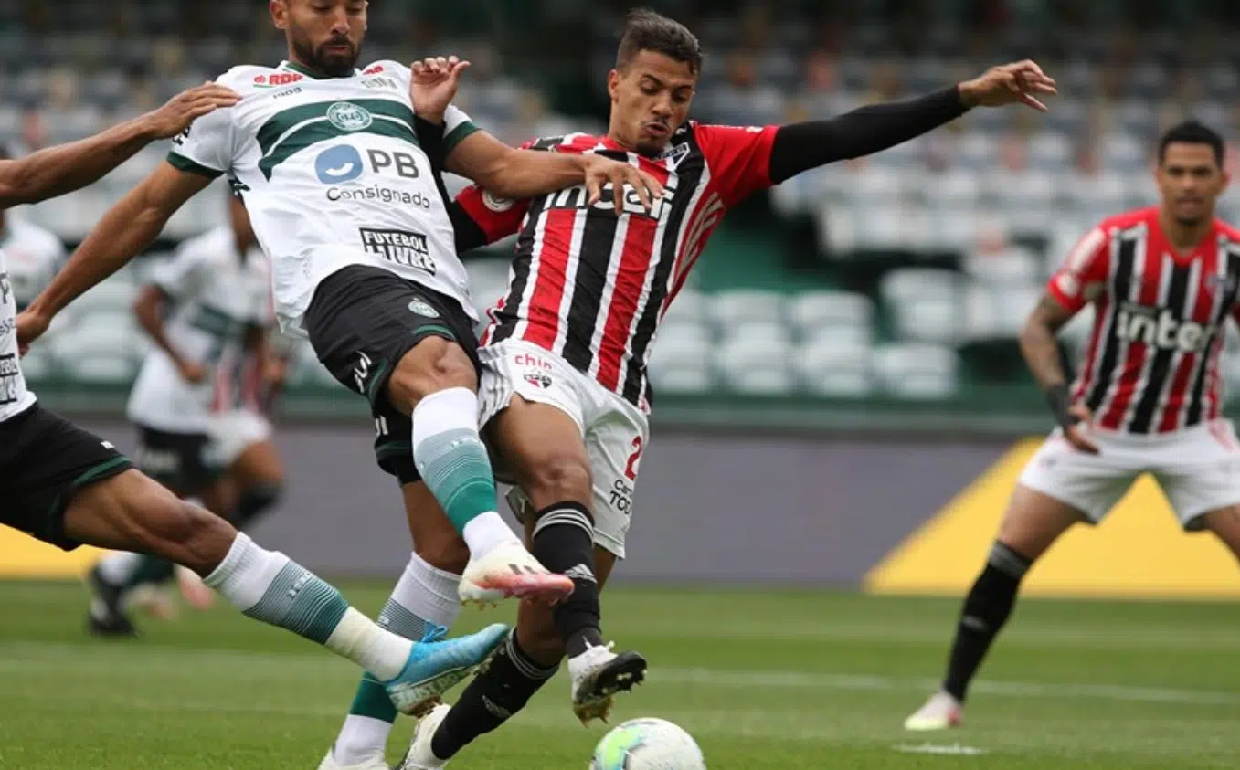 São Paulo e Coritiba jogam sábado (23) pela 32ª rodada do Campeonato Brasileiro