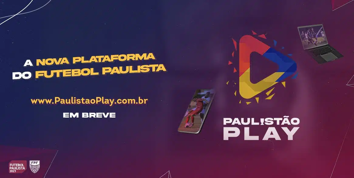 Paulistão Play é a plataforma se streaming da FPF