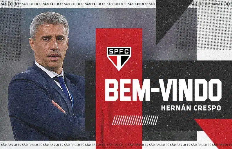 Hernán Crespo é o novo técnico do São Paulo
