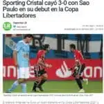 A repercussão da vitória do São Paulo na estreia da Libertadores na imprensa peruana
