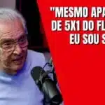 "Mesmo apanhando de 5x1 do Flamengo eu sou SPFC, pô!", afirma Carlos Alberto de Nóbrega