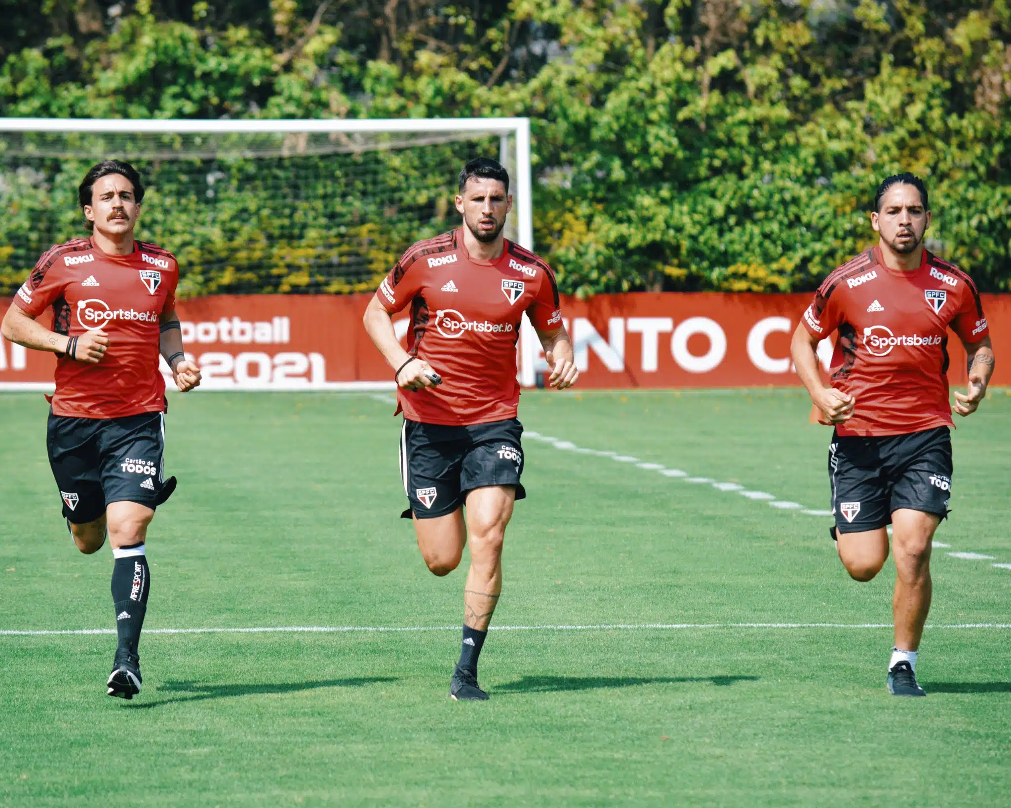 Sábado de trabalhos para os novos reforços e alguns jogadores do elenco do São Paulo