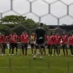 Elenco do SPFC faz último treino antes de enfrentar o Ceará