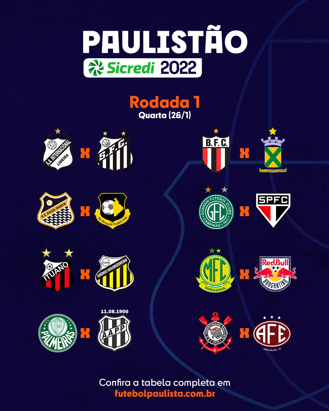 Confira os adversários e as datas dos jogos do São Paulo no Paulistão 2022