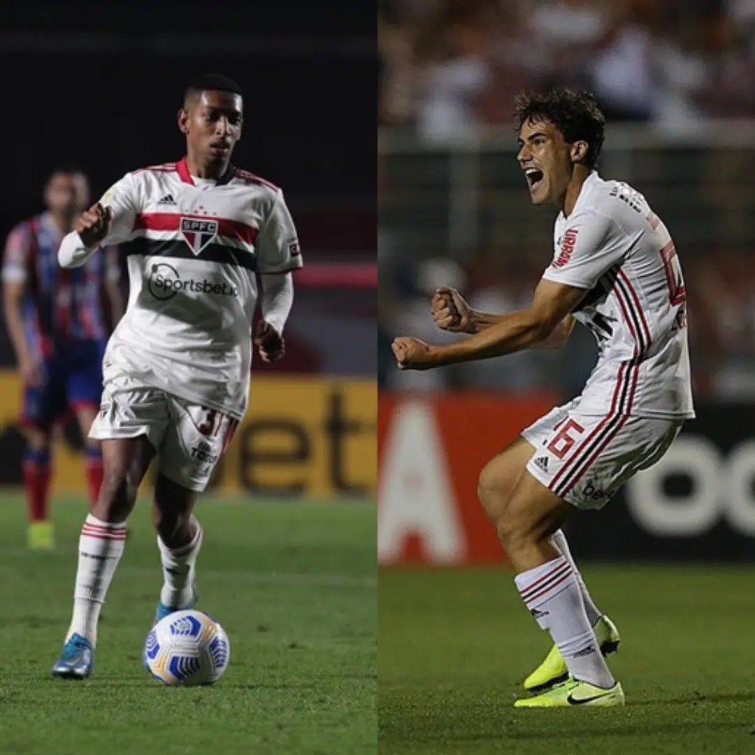 Igor Gomes e Talles Costa testam positivo para a Covid-19.
