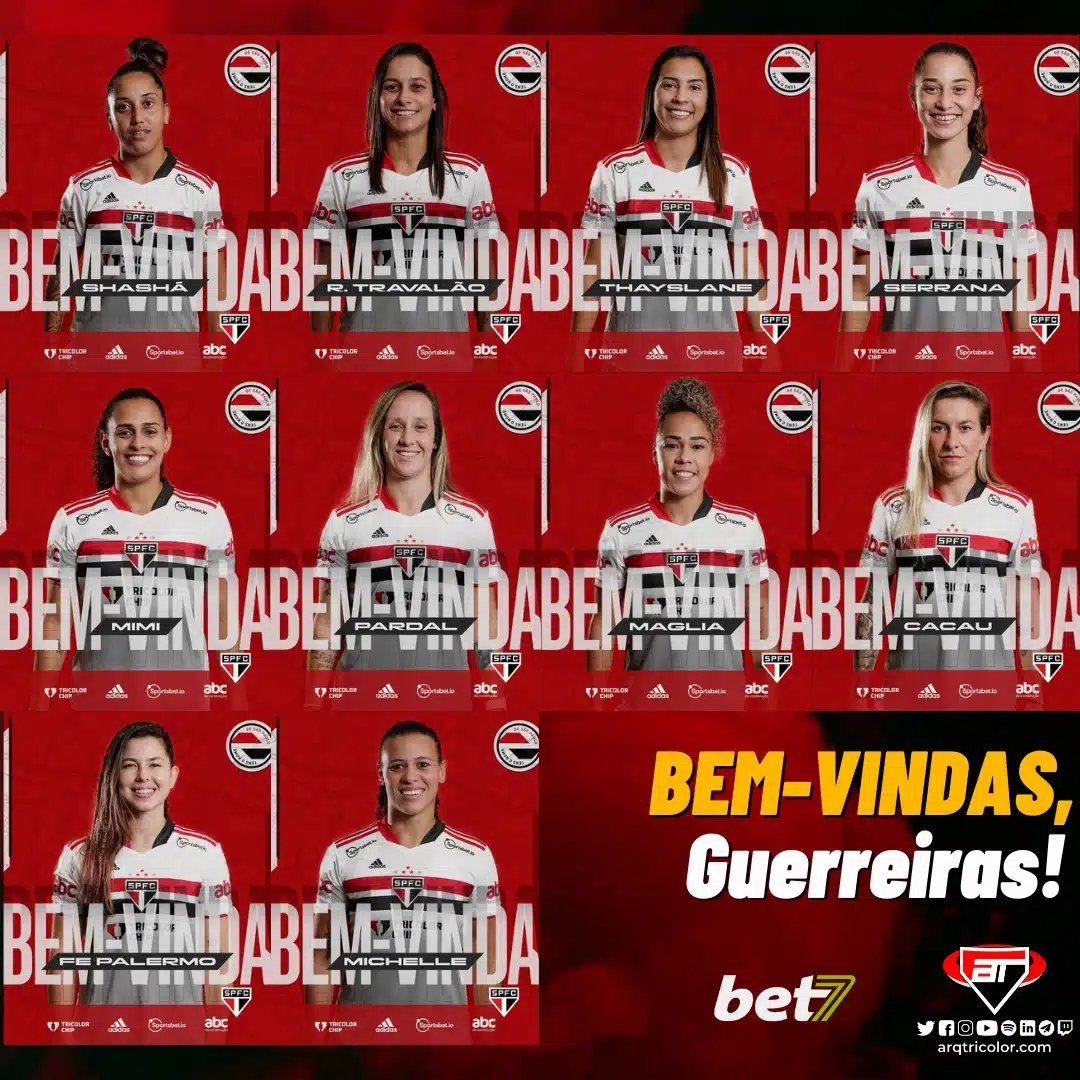 São Paulo apresenta equipe feminina para temporada 2022