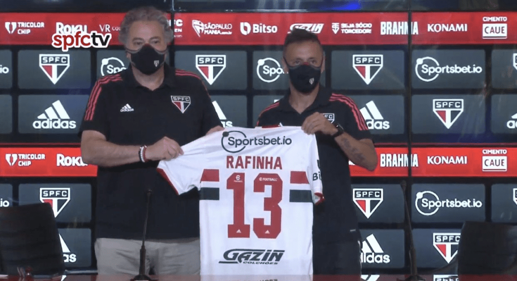 Rafinha é o novo camisa 13 do São Paulo