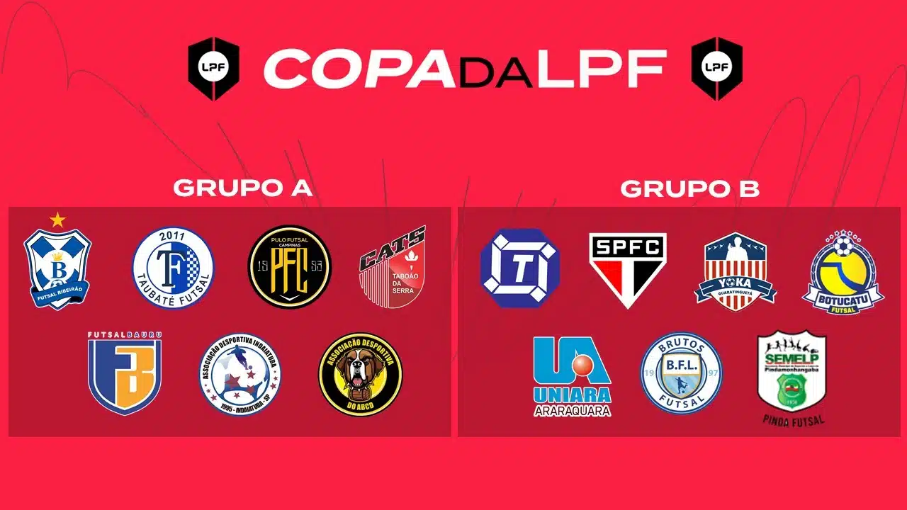 Liga Paulista de Futsal divulga grupos da competição 2022