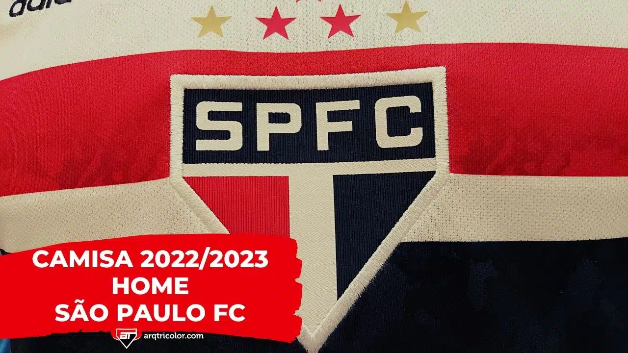 Confira os detalhes da nova camisa do São Paulo confeccionada pela Adidas para as temporadas 2022/2023