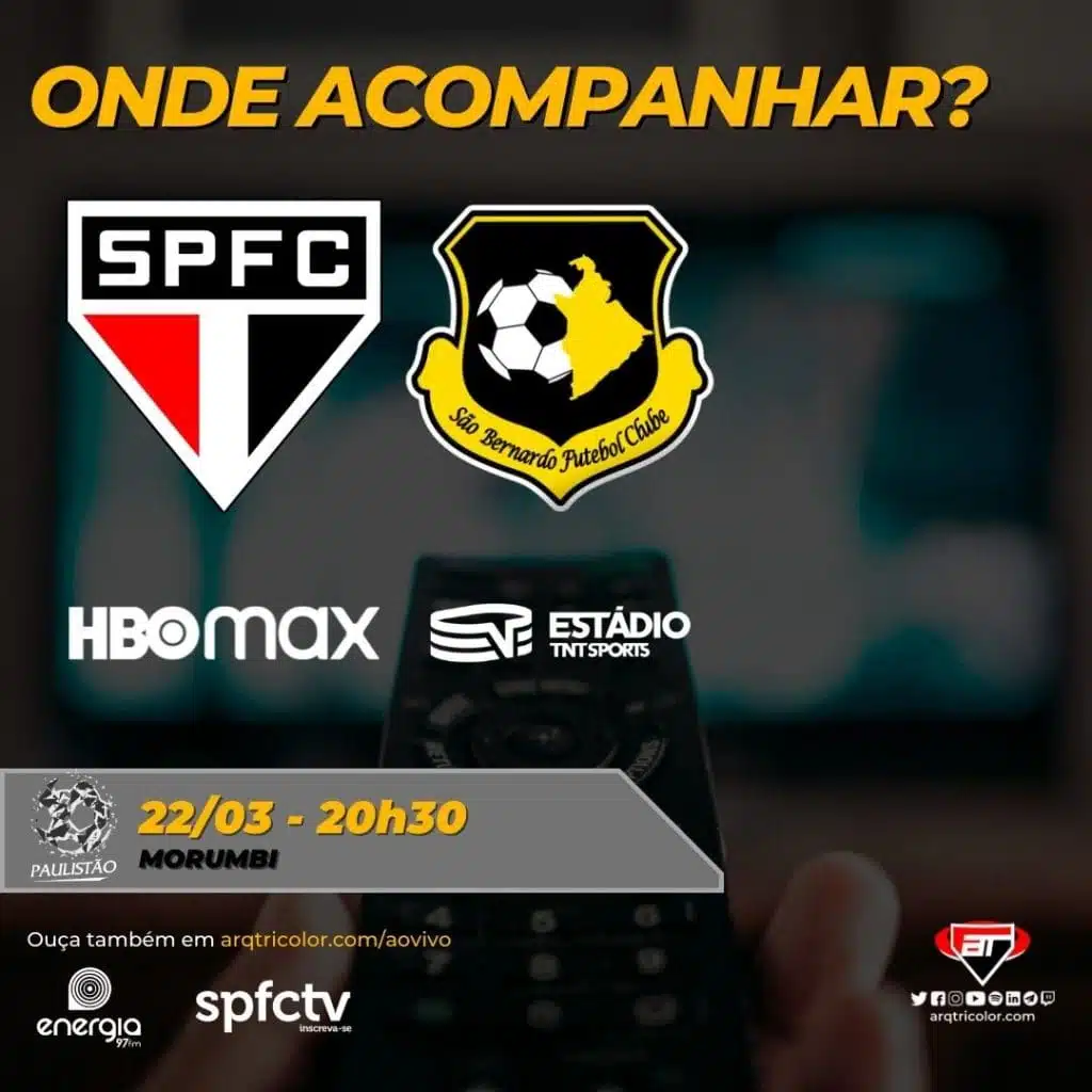 Onde assistir São Paulo x São Bernardo | Paulistão 2022