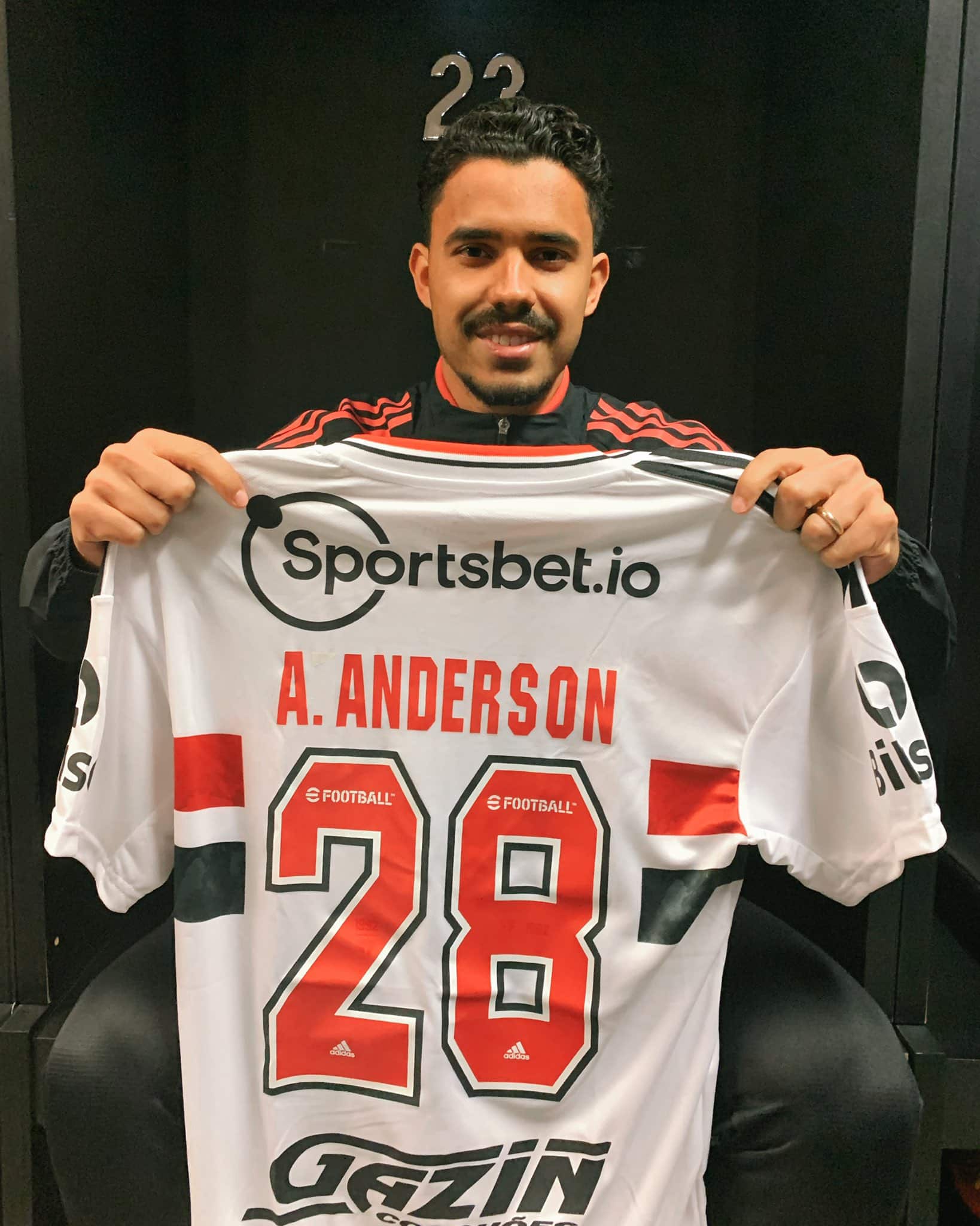 André Anderson usará a camisa 28 no São Paulo