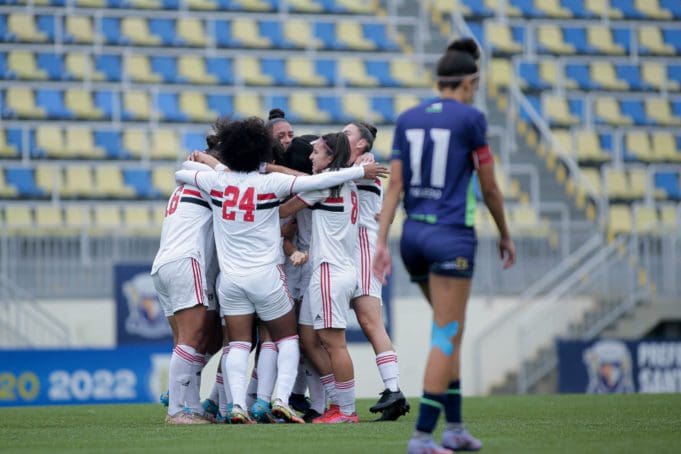 São Paulo sub-20 feminino goleia e se classifica