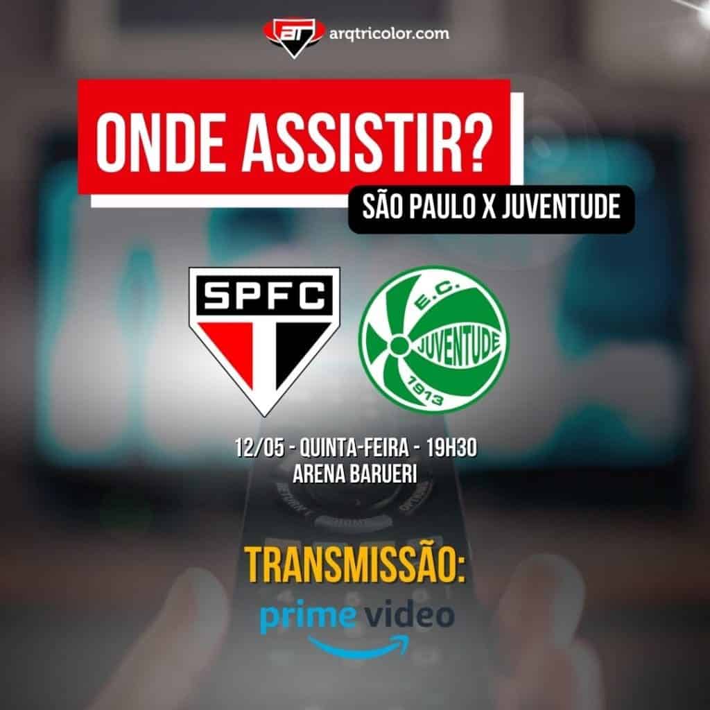 Onde assistir São Paulo x Juventude | Copa do Brasil 2022