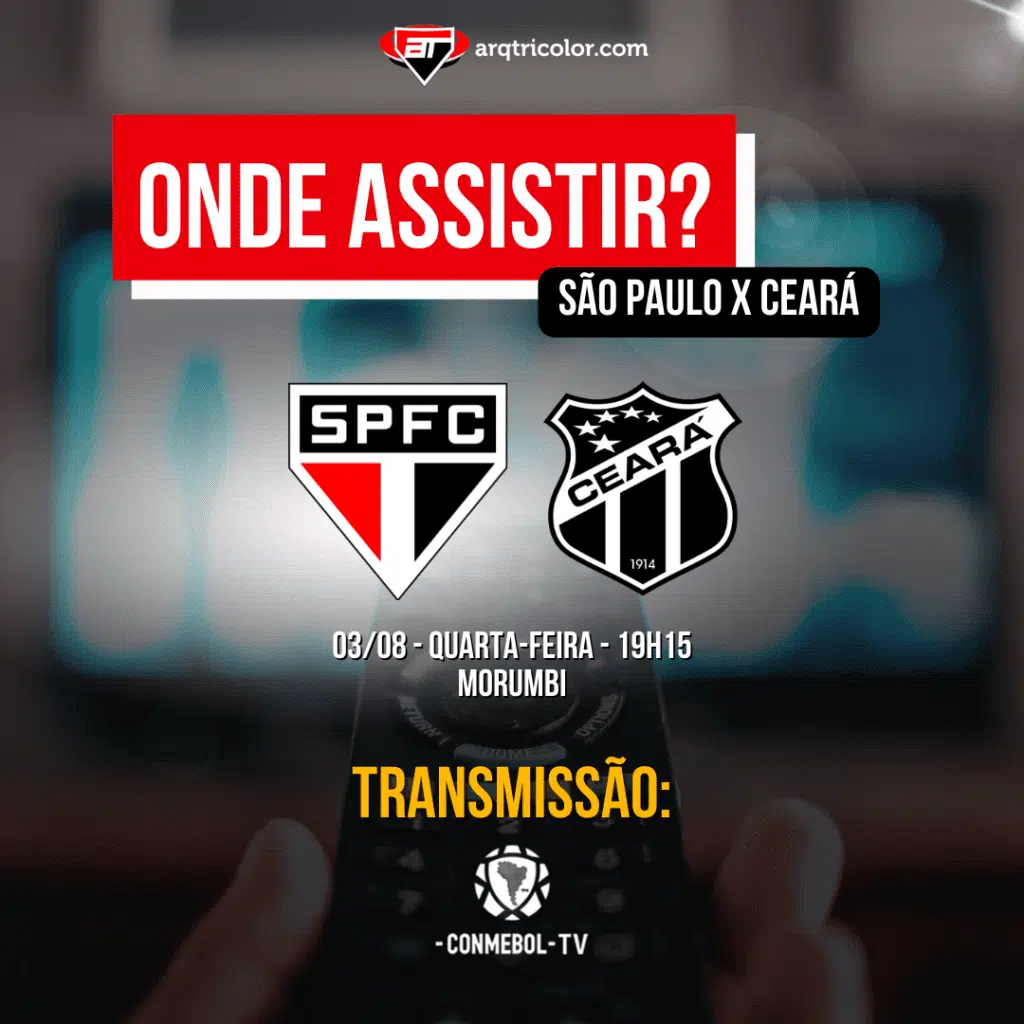 Onde assistir São Paulo x Ceará | Sul-Americana 2022