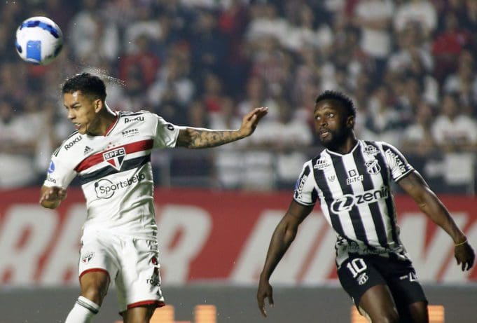 São Paulo vence o Ceará e sai na frente em busca de uma vaga na semifinal da Sul-Americana 2022