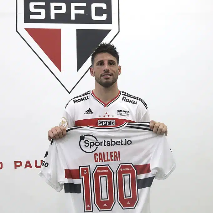 Calleri alcança 100 jogos pelo São Paulo