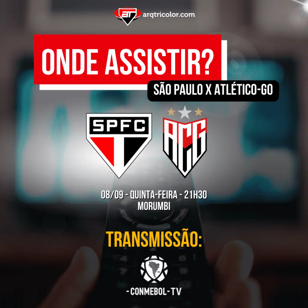 Onde assistir São Paulo x Atlético-GO | Sul-Americana 2022