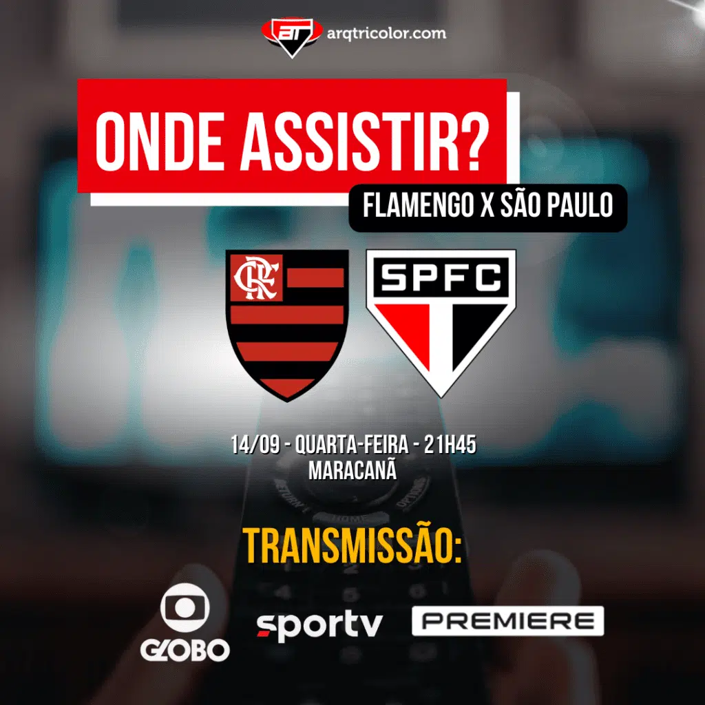 Onde assistir Flamengo x São Paulo | Copa do Brasil 2022