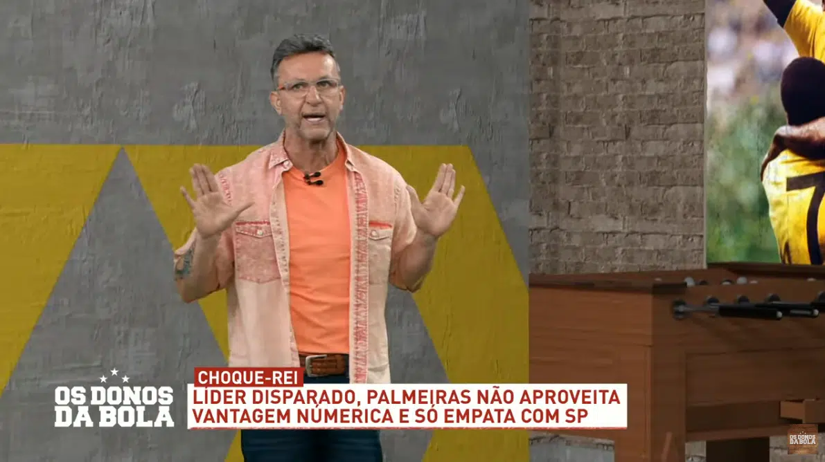 "Era pra ser 4 a 0 pro SPFC ainda no primeiro tempo", afirma Neto sobre jogo contra o Palmeiras