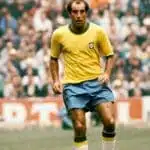 Gérson do São Paulo durante a Copa do Mundo de 1970