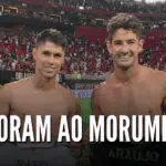 Pato, Luiz Araújo e Brenner estiveram no Morumbi