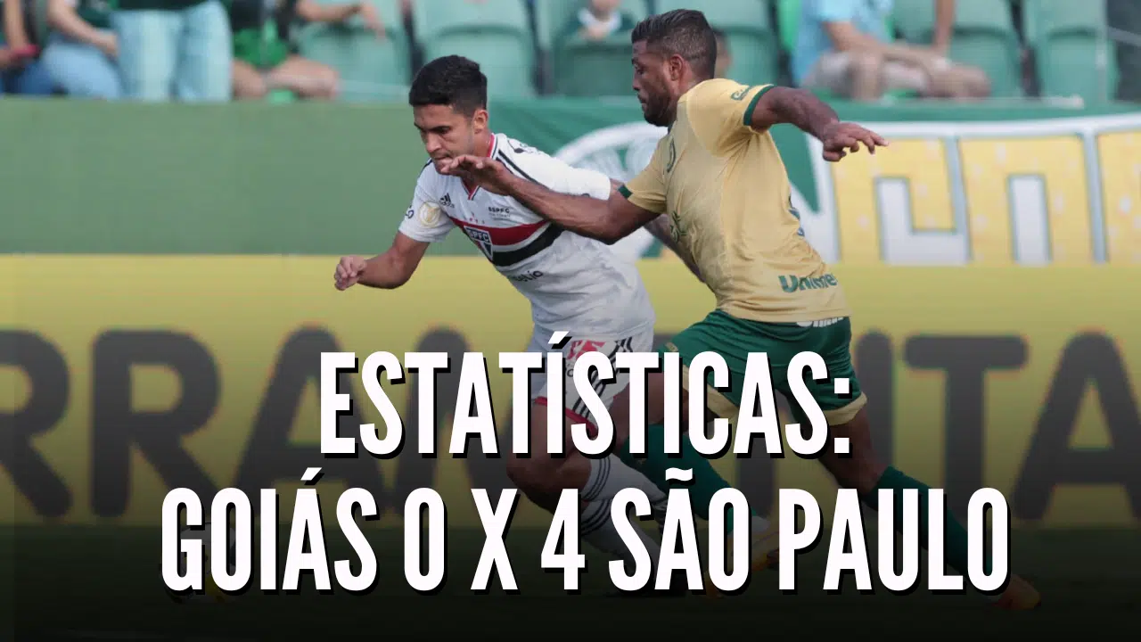 Estatísticas de Goiás 0×4 São Paulo: Brasileirão 2022