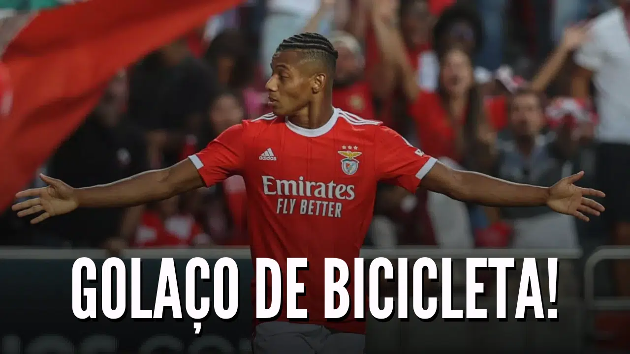 Ex-São Paulo marca golaço na classificação do Benfica na Taça de Portugal