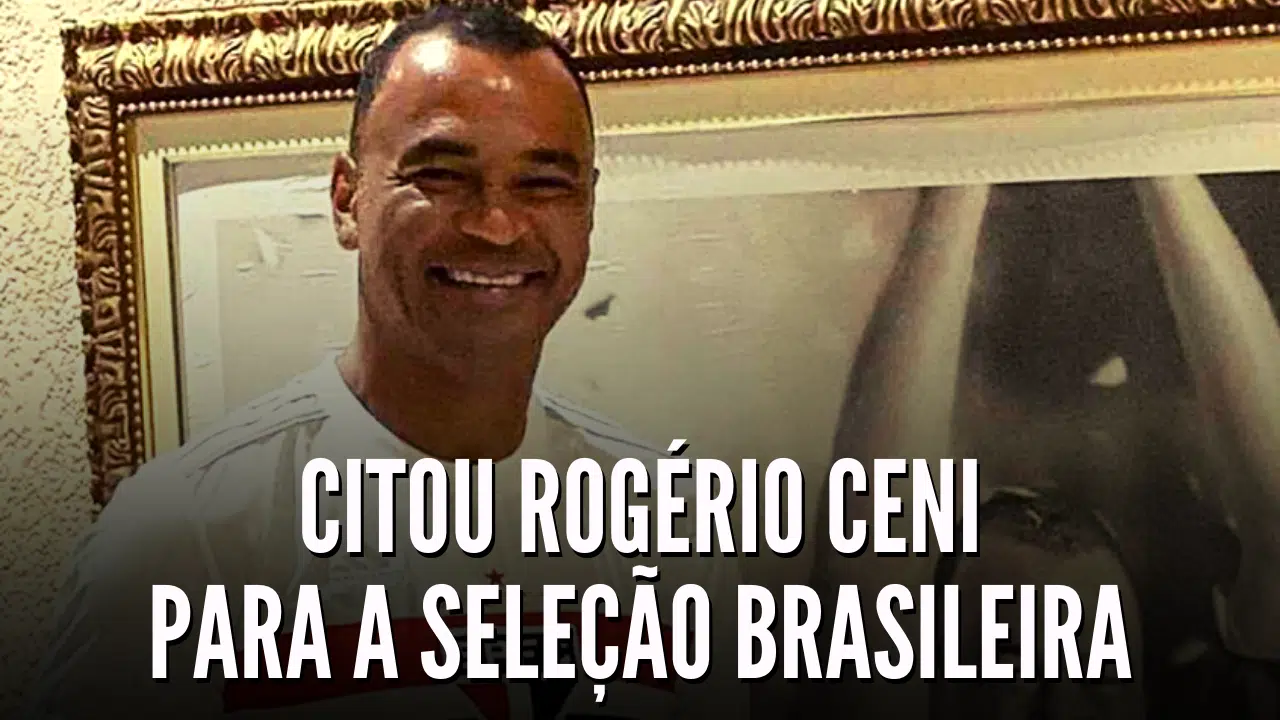 Cafu cita Rogério Ceni como opção para assumir a Seleção Brasileira