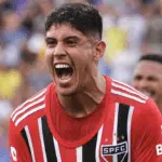No finalzinho! Reveja o gol de Alan Franco pelo São Paulo contra o Santo André
