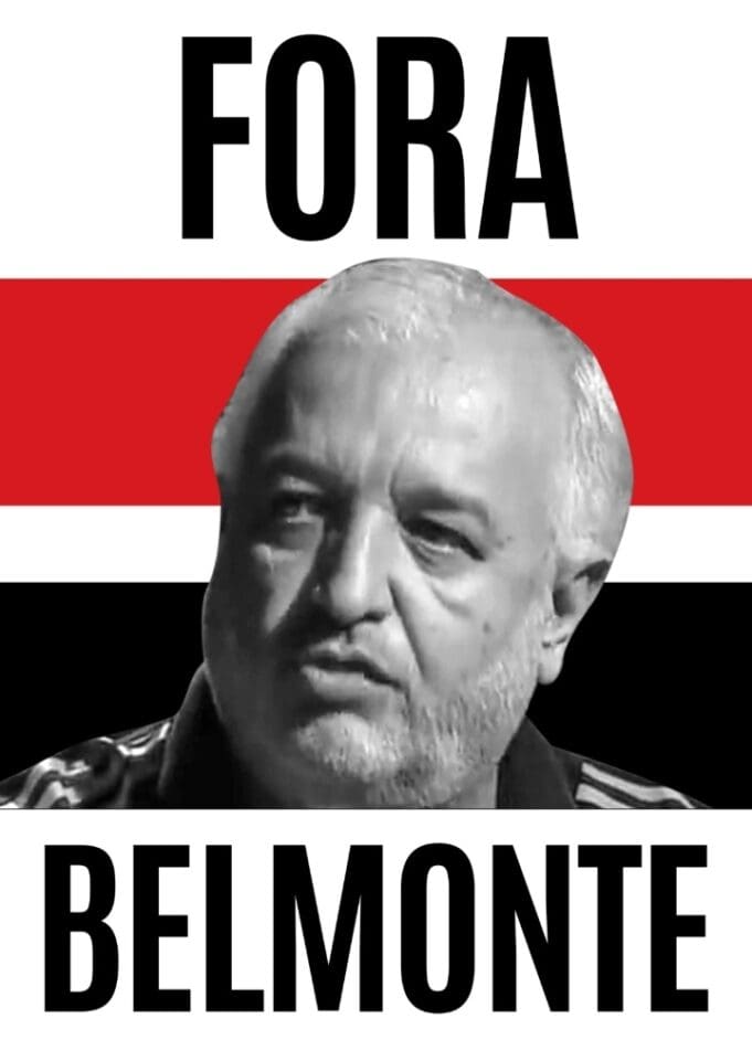 Cartaz da campanha Fora Belmonte