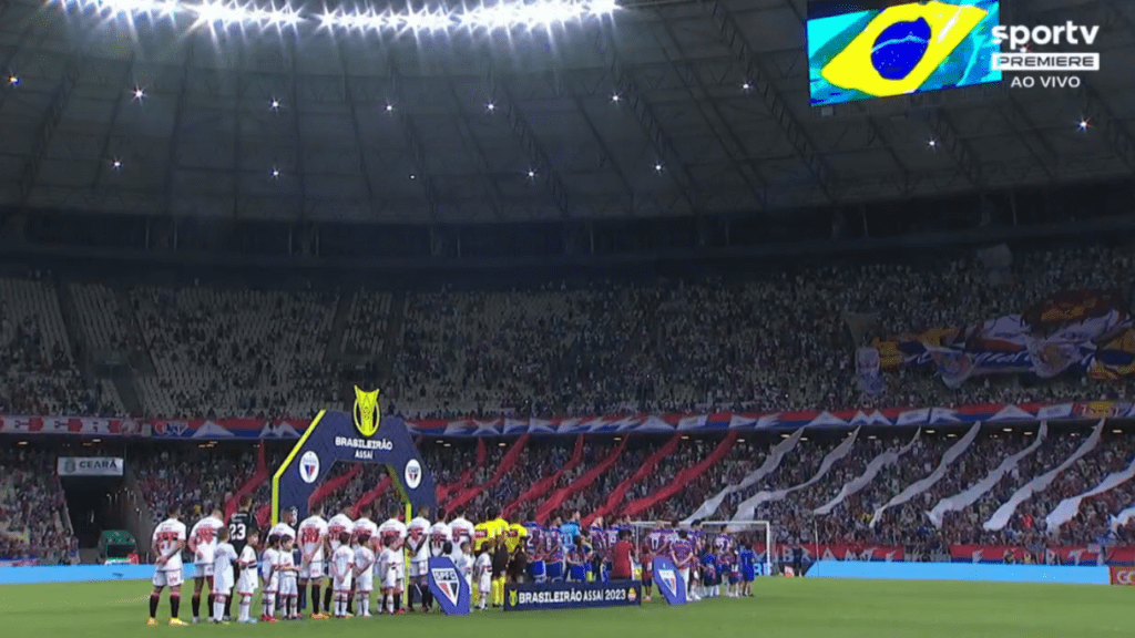 Na Arena Castelão, Fortaleza e São Paulo ficam no empate sem gols pelo Brasileirão