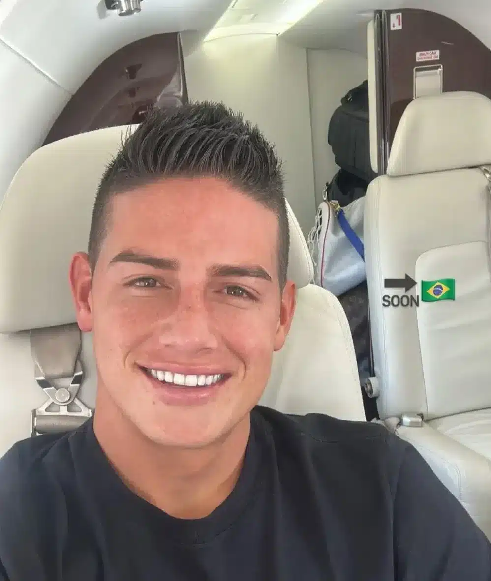 James desembarca ainda hoje em São Paulo