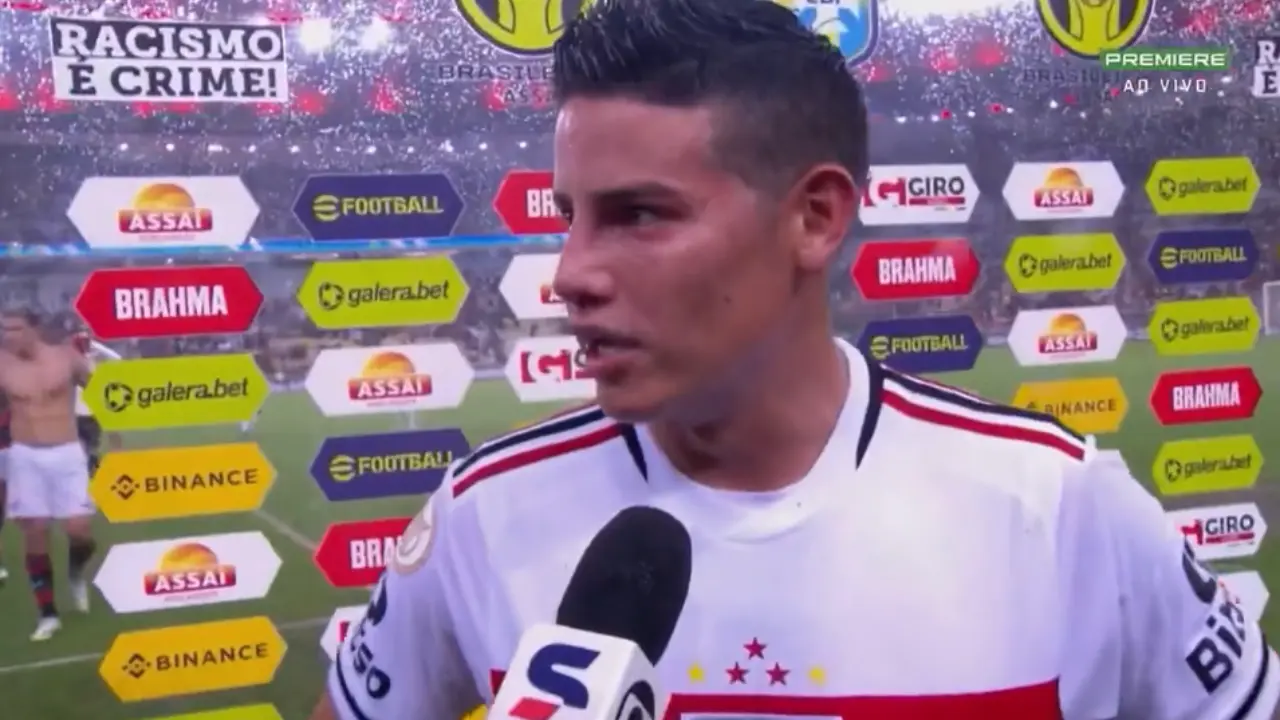 James Rodríguez fala após estreia pelo São Paulo: "Merecíamos a vitória"