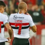 Lucas marca pela primeira vez em retorno ao São Paulo em empate com o Flamengo