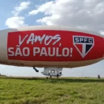 Dirigível do São Paulo: veja imagens captadas pelos torcedores