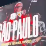 Vídeo em comemoração ao título da Copa do Brasil do São Paulo é exibido na Times Square