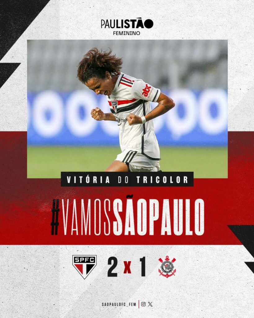 São Paulo vence Corinthians no feminino