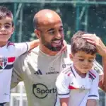 Vídeo do filho de Lucas Moura cantando música do São Paulo viraliza; assista