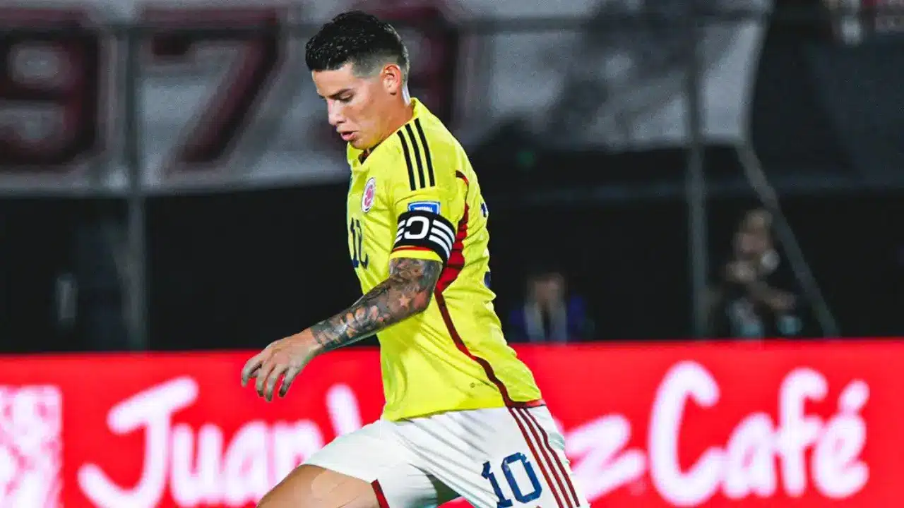James Rodríguez é destaque da Colômbia em jogo contra o Paraguai; veja os números